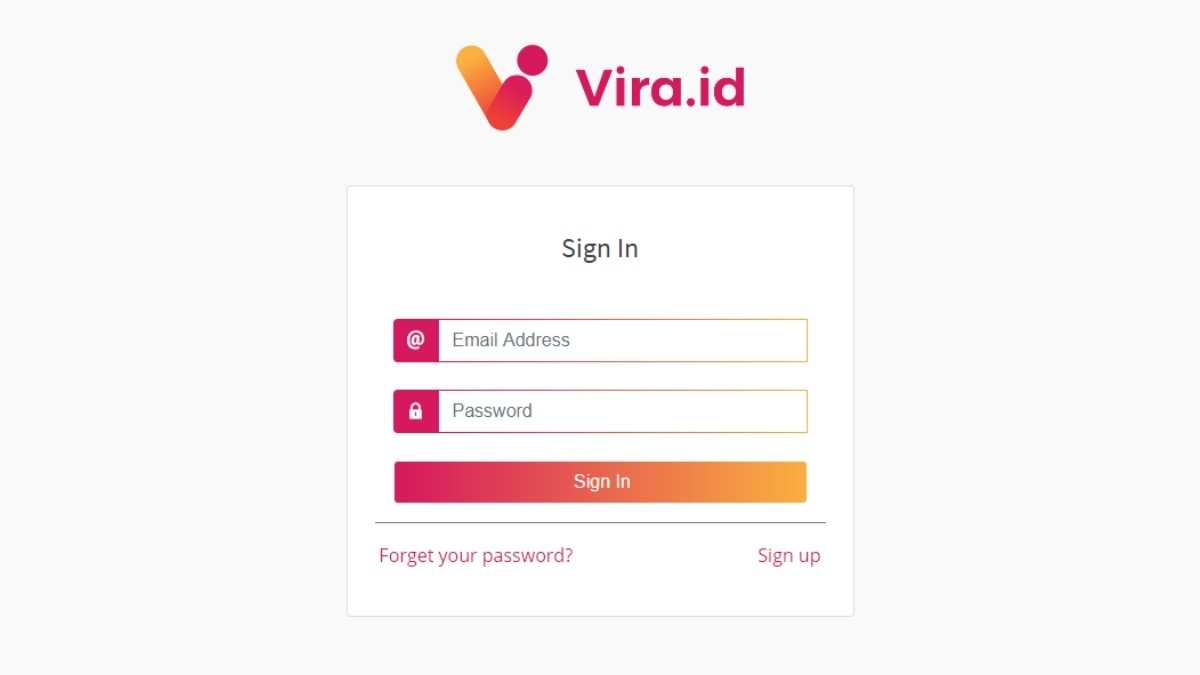 cara daftar vira.id