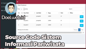 Source Code Sistem Informasi Pariwisata Berbasis Web Terbaru 2023