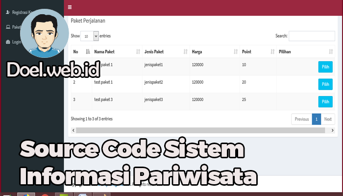 Source Code Sistem Informasi Pariwisata