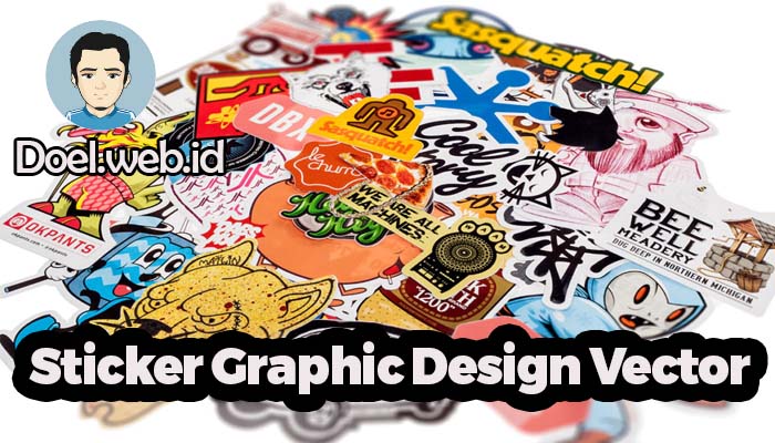 Sticker Graphic Design Vector