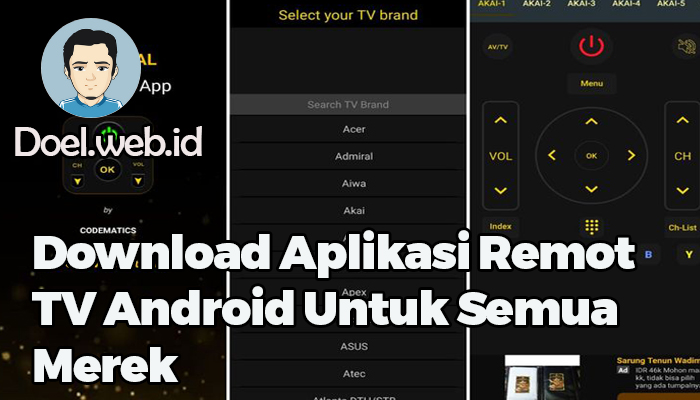 Download Aplikasi Remot TV Android Untuk Semua Merek