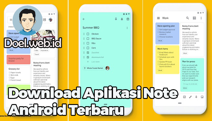 Download Aplikasi Note Android Terbaru