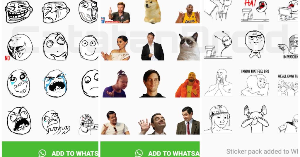 Aplikasi Kumpulan Stiker WA Meme WhatsApp Kocak dan Ngakak