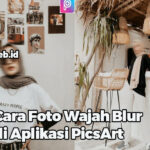 Cara Foto Wajah Blur di Aplikasi PicsArt