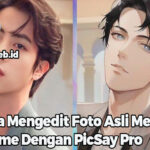 Cara Mengedit Foto Asli Menjadi Anime Dengan PicSay Pro