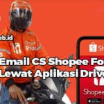 Email CS Shopee Food Lewat Aplikasi Driver