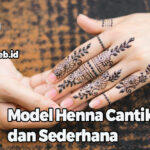 Model Henna Cantik dan Sederhana