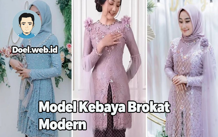 Model Kebaya Brokat Modern