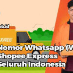 Nomor Whatsapp (WA) Shopee Express Seluruh Indonesia