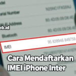 Cara Mendaftarkan IMEI iPhone Inter