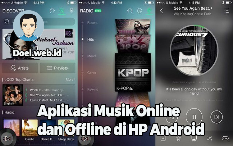 Aplikasi Musik Online dan Offline di HP Android