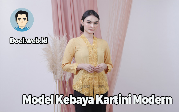 Model Kebaya Kartini Modern