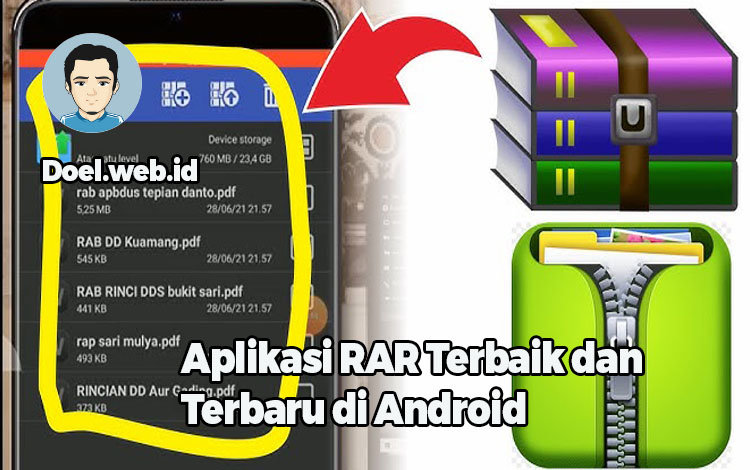 Aplikasi RAR Terbaik dan Terbaru di Android