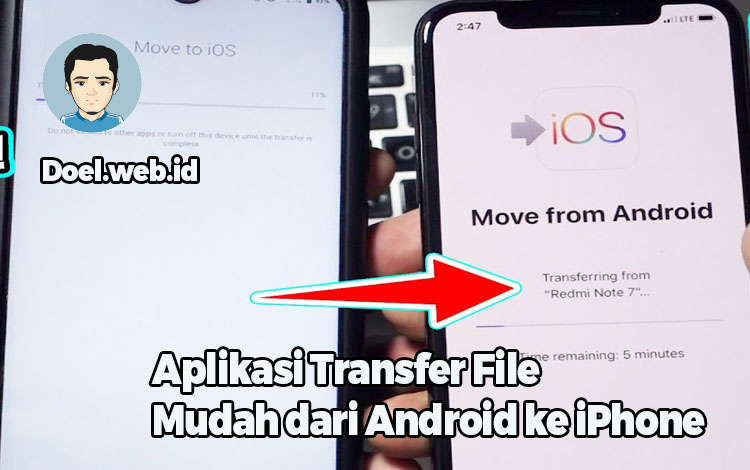 Aplikasi Transfer File Mudah dari Android ke iPhone