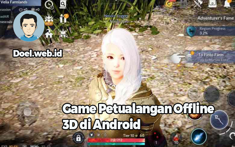 Game Petualangan Offline 3D di Android