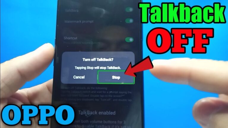 cara menonaktifkan talkback oppo