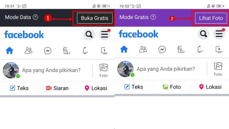 Cara Mode Gratis FB Lite