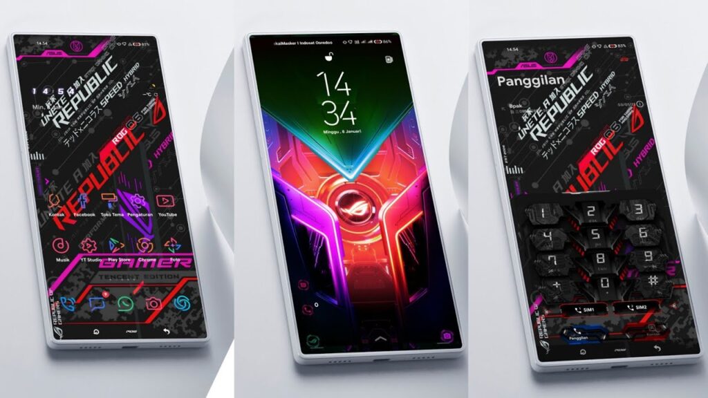Tema HP Android ROG