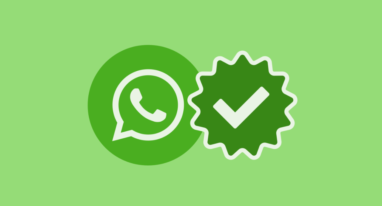 cara membuat WhatsApp verified