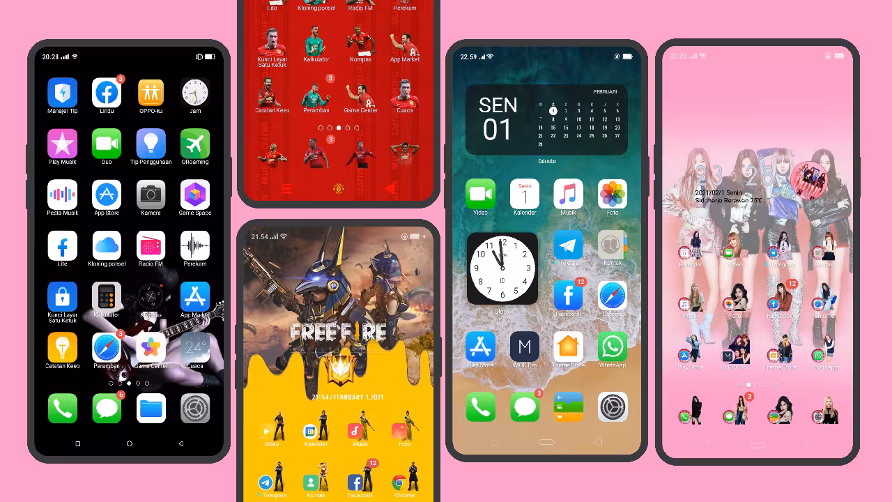 cara mengganti tema hp tanpa aplikasi