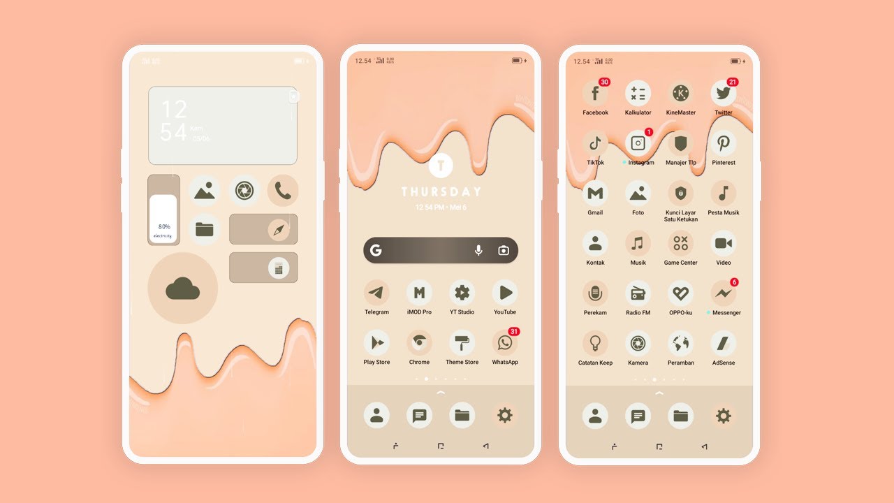 Tema HP OPPO gratis