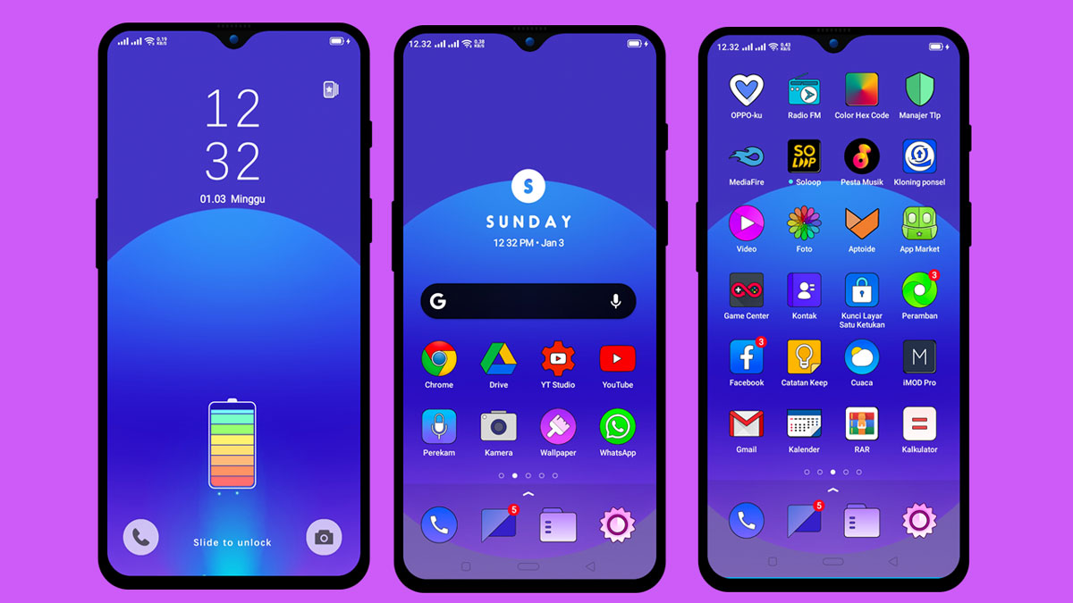 cara membuat tema sendiri di HP OPPO