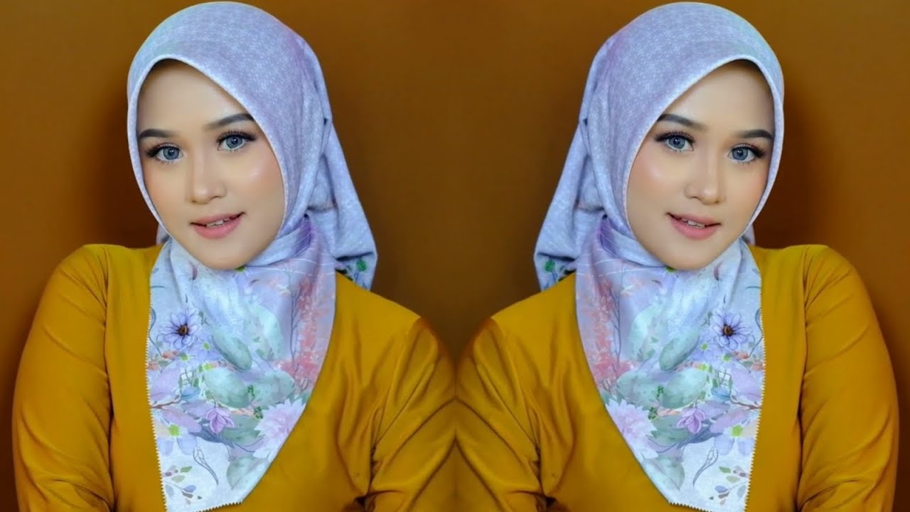 Cara Menggunakan Hijab Segi Empat yang Simple