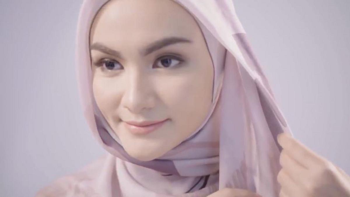 cara menggunakan hijab segi 4