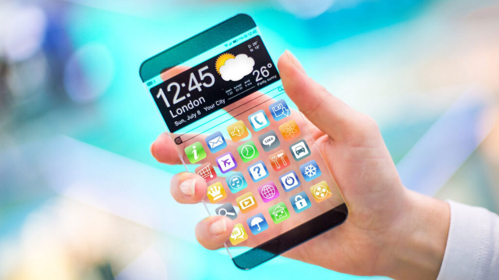 tema transparan layar hp