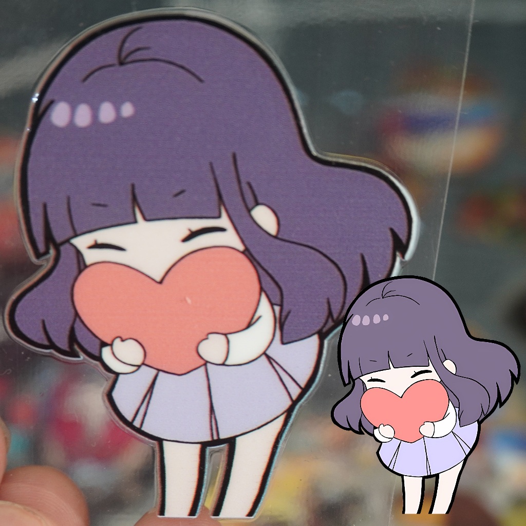 Stiker WA karakter chibi