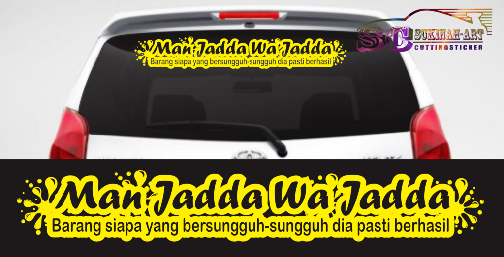 stiker wa bertulisan motivasi
