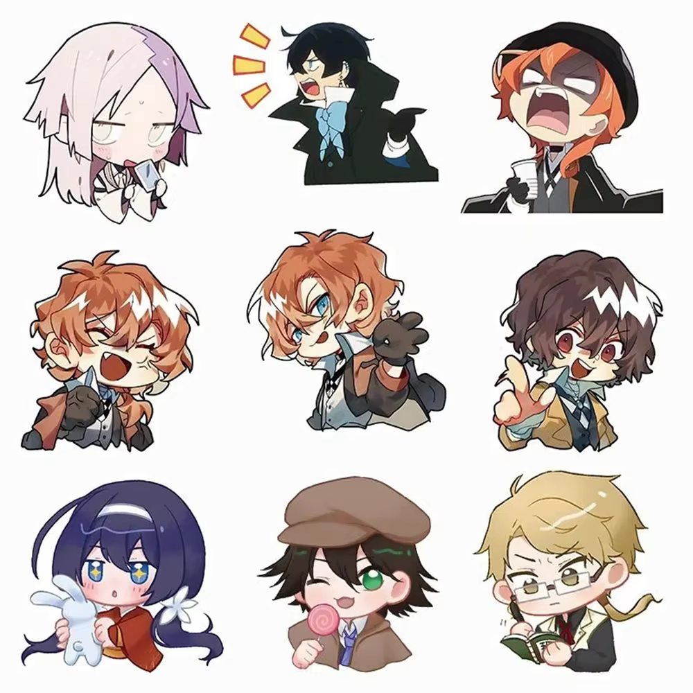 Stiker WA karakter chibi