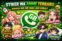 stiker wa anime terbaru khusus wa gb