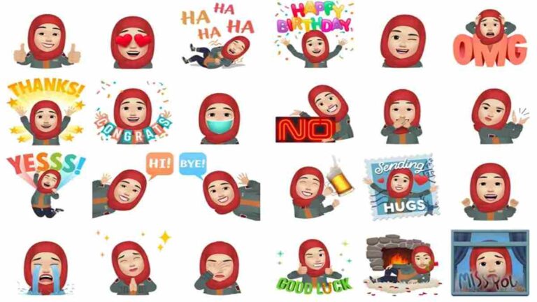 Stiker WA Bapak Bapak Baju Partai