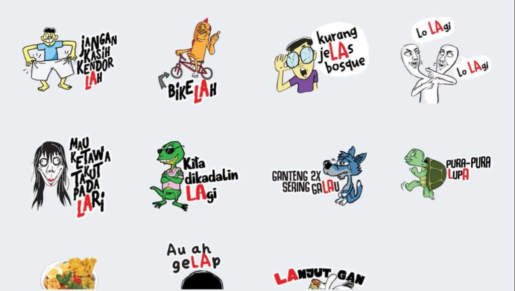 Stiker WA Bapak Bapak Ronda Malam