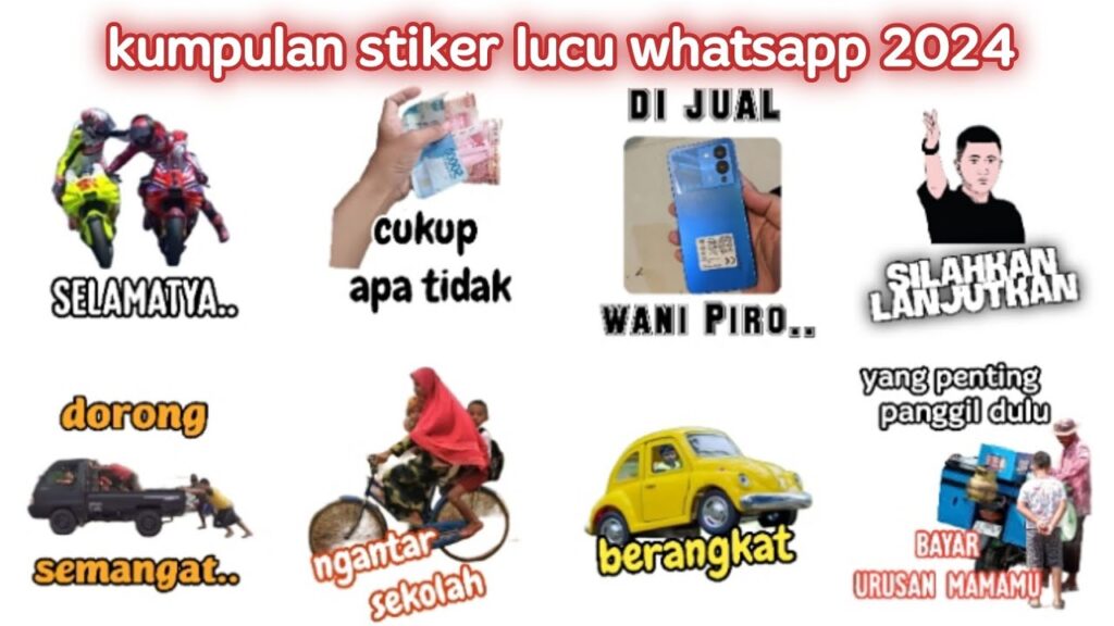 Stiker WA Lucu Harian Anak Sekolah
