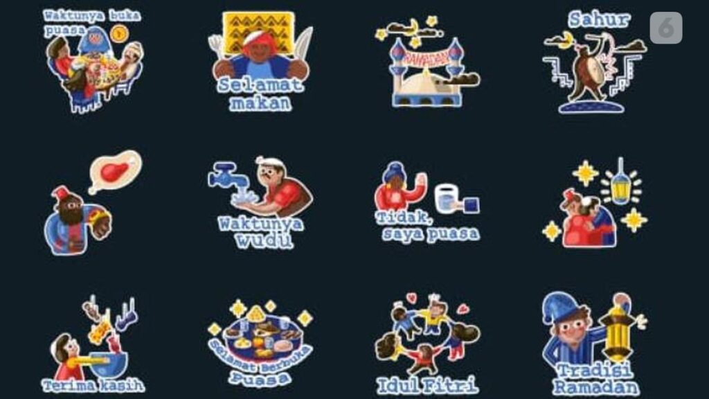 Stiker WA Lucu Harian Tanpa Teks