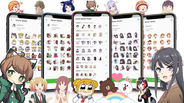stiker wa anime girl