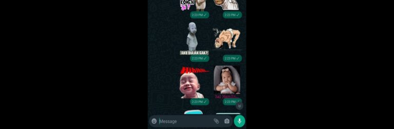 stiker wa lucu harian unik