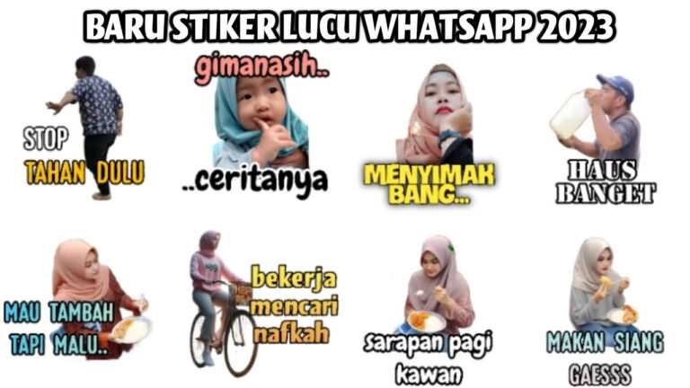 stiker wa lucu harian untuk teman