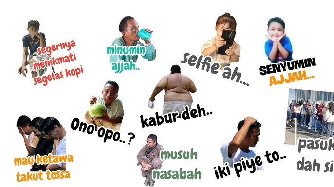 stiker wa grup ngakak receh banget