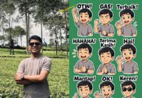 Stiker WA Bertulisan Motivasi Diri Sendiri
