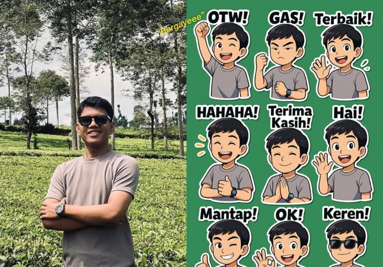 Stiker WA Bertulisan Motivasi Diri Sendiri