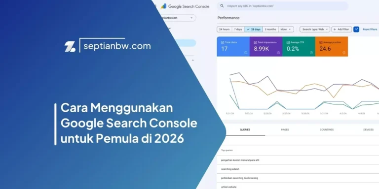 Cara Menggunakan Google Search Console & Solusi Verifikasi